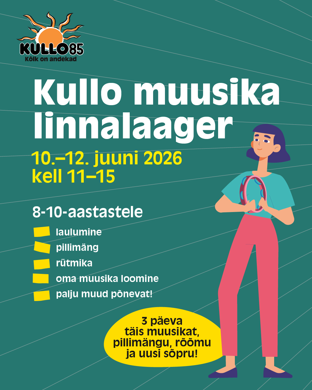Muusika linnalaager 2026
